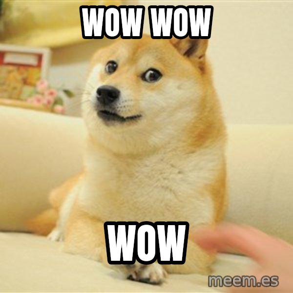 so doge meme: Wow wow / wow