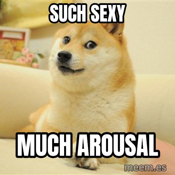 so doge meme: Such sexy / much arousal