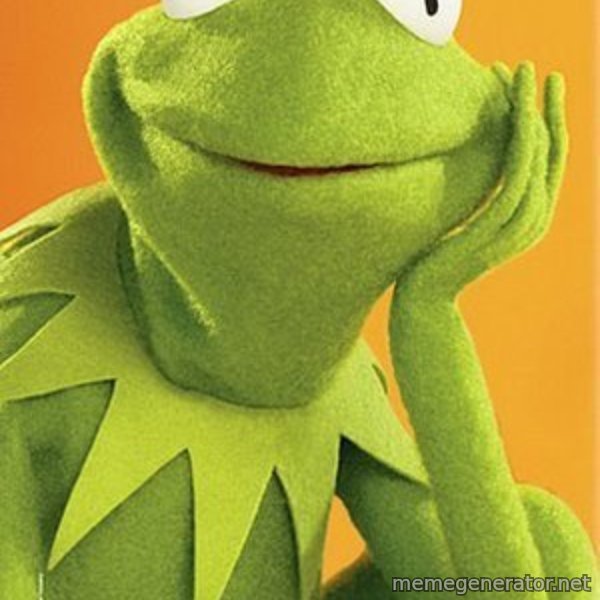 Kermit the frog meme template