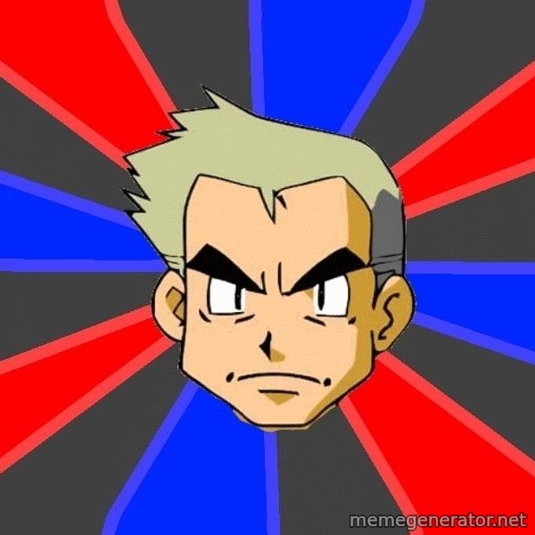 Professor Oak meme template