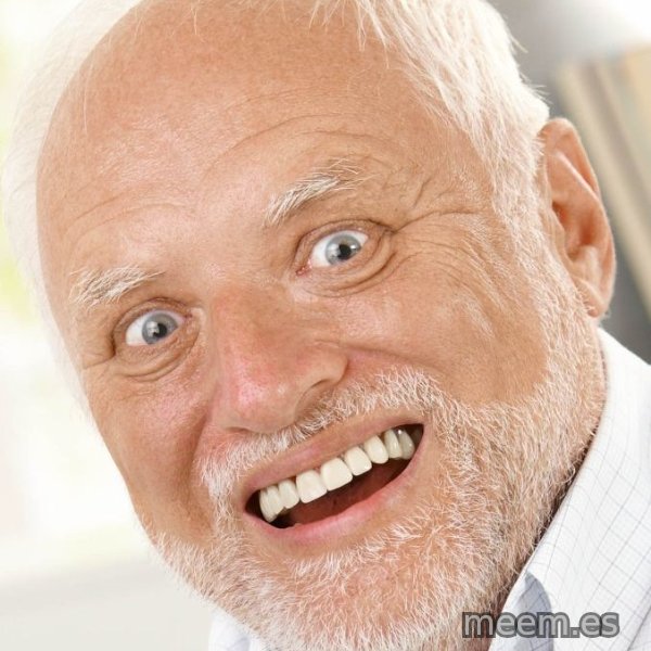 Excited Harold meme template
