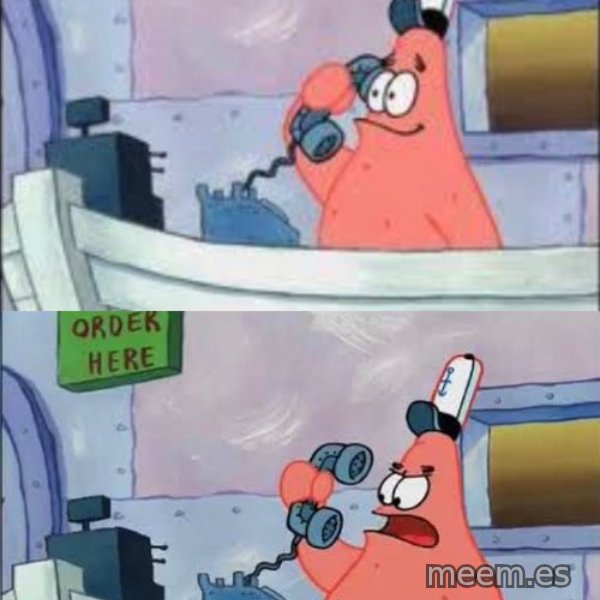 Is This the Krusty Krab? No, This Is Patrick meme template